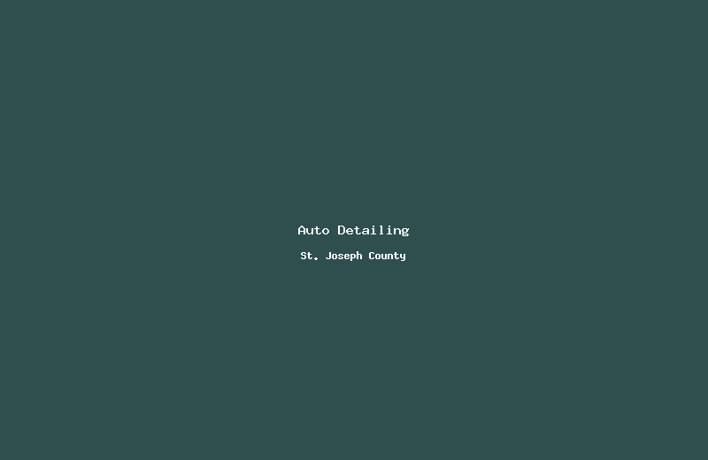 Auto detailing — interior & exterior